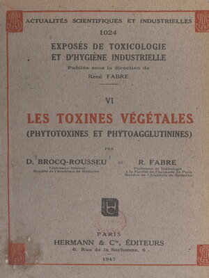 cover image of Exposés de toxicologie et d'hygiène industrielle (6)